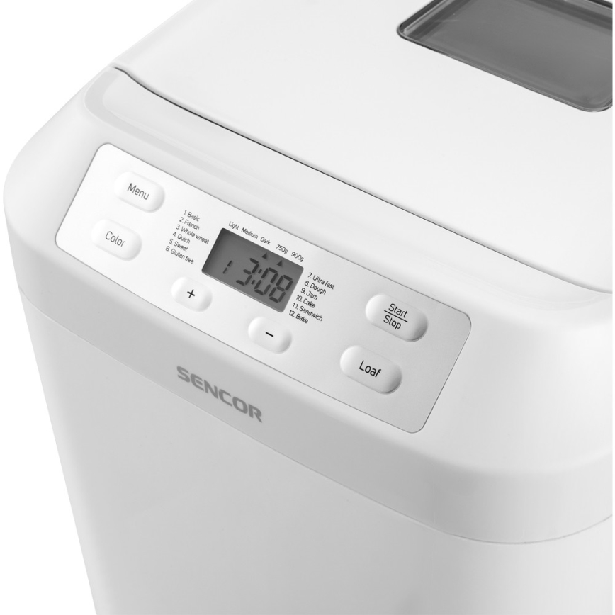 Sencor - Mājas maizes cepeškrāsns ar LCD displeju 550W/230V