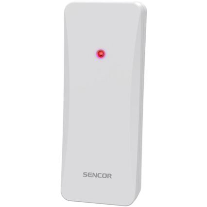 Sencor - Meteostacija ar krāsainu LCD displeju 3xAAA + 2xAA balta