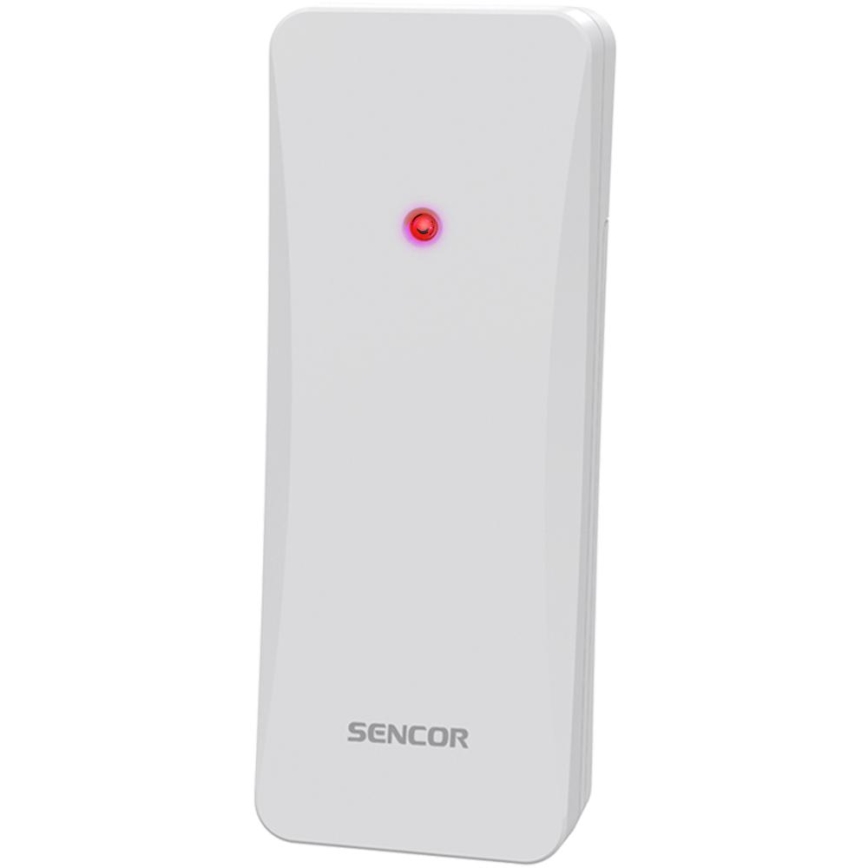 Sencor - Meteostacija ar krāsainu LCD displeju 3xAAA + 2xAA balta