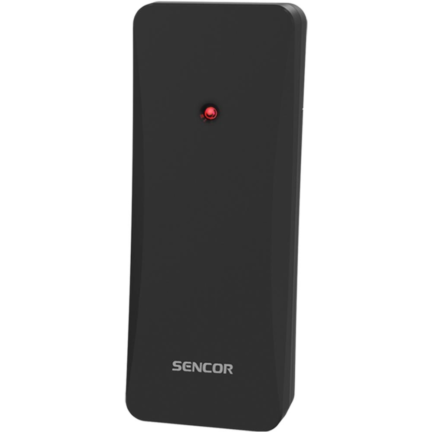 Sencor - Meteostacija ar krāsainu LCD displeju 3xAAA + 2xAA melna