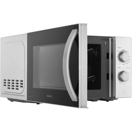 Sencor - Mikroviļņu krāsns ar grila funkciju 700 W/1000 W/230 V 20 l matēts hroms