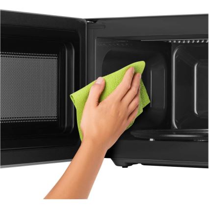 Sencor - Mikroviļņu krāsns ar grila funkciju 700 W/1000 W/230 V 20 l matēts hroms