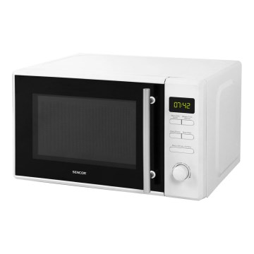 Sencor - Mikroviļņu krāsns ar grila funkciju 700W/1000W/230V 20l balta