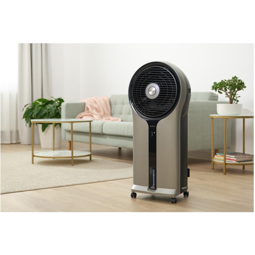 Sencor - Mobilais gaisa dzesētājs 3in1 110W/230V sudraba/melna + tālvadības pults