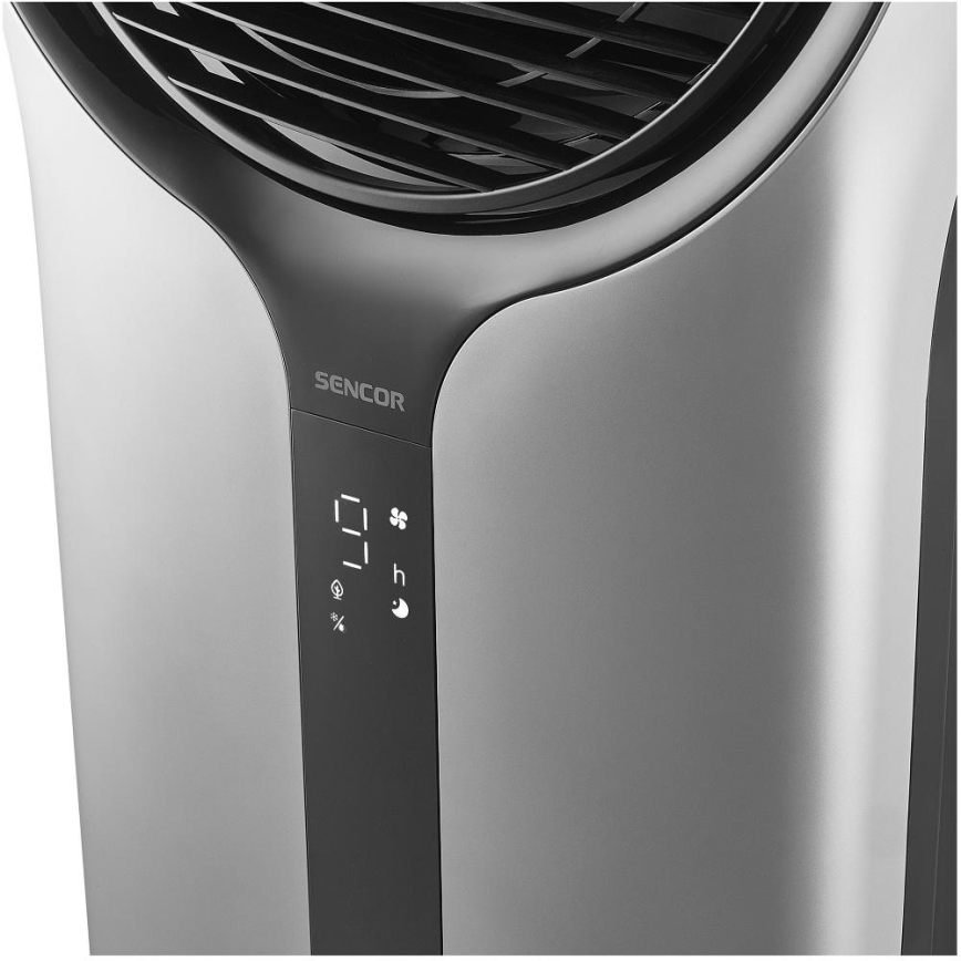 Sencor - Mobilais gaisa dzesētājs 3in1 110W/230V sudraba/melna + tālvadības pults