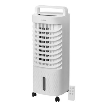 Sencor - Mobilais gaisa dzesētājs ar LED displeju 3in1 45W/230V balts + tālvadības pults
