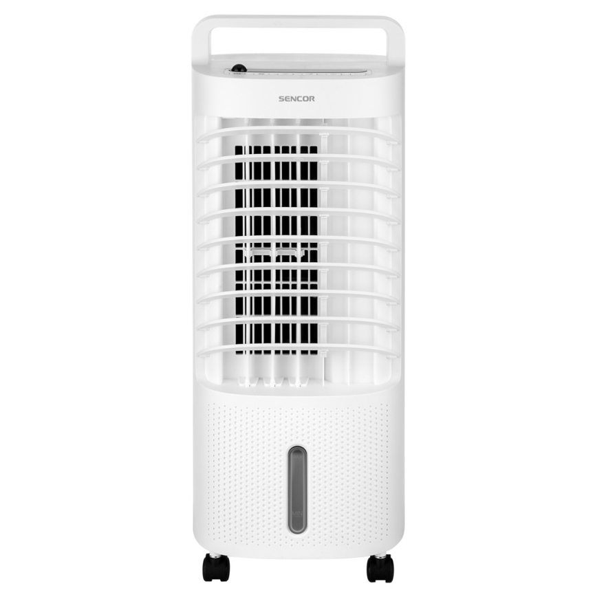 Sencor - Mobilais gaisa dzesētājs ar LED ekrānu 3in1 45W/230V balts + tālvadības pults