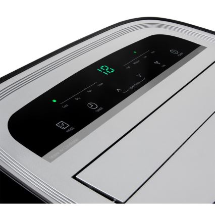Sencor - Mobilais gaisa kondicionieris ar LED ekrānu 3in1 1000W/230V 9000 BTU melns + tālvadības pults