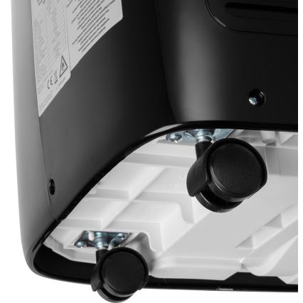 Sencor - Mobilais gaisa kondicionieris ar LED ekrānu 3in1 1000W/230V 9000 BTU melns + tālvadības pults
