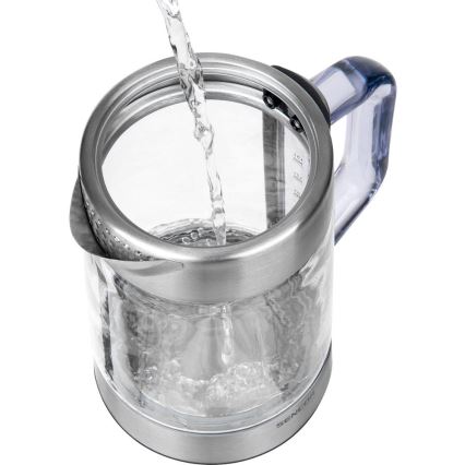 Sencor - Nerūsējošā tērauda ātrā elektriskā tējkanna ar temperatūras regulāciju 1,5 l 1500W/230V