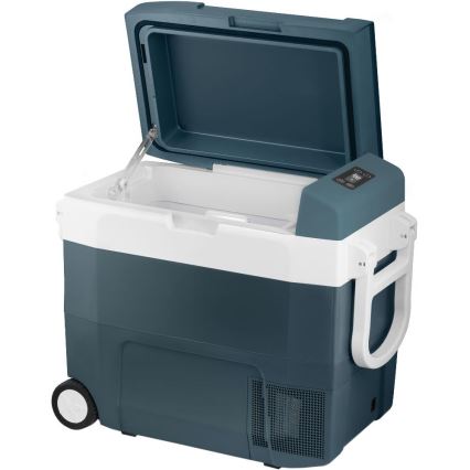 Sencor - Pārnēsājamais kompresora autoledusskapis 55 l 70W/12V/230V zils/balts