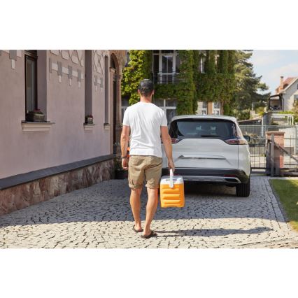 Sencor - Pārnēsājams auto ledusskapis 22 l 45W/12V oranžs/balts