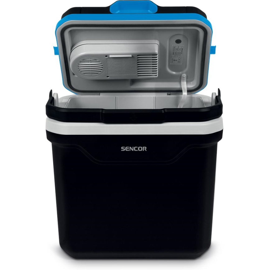Sencor - Pārnēsājams auto ledusskapis 24 l 60W/12V/230V melna