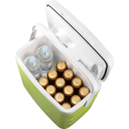Sencor - Pārnēsājams auto ledusskapis 30 l 55W/5V/12V/230V zaļš/balts
