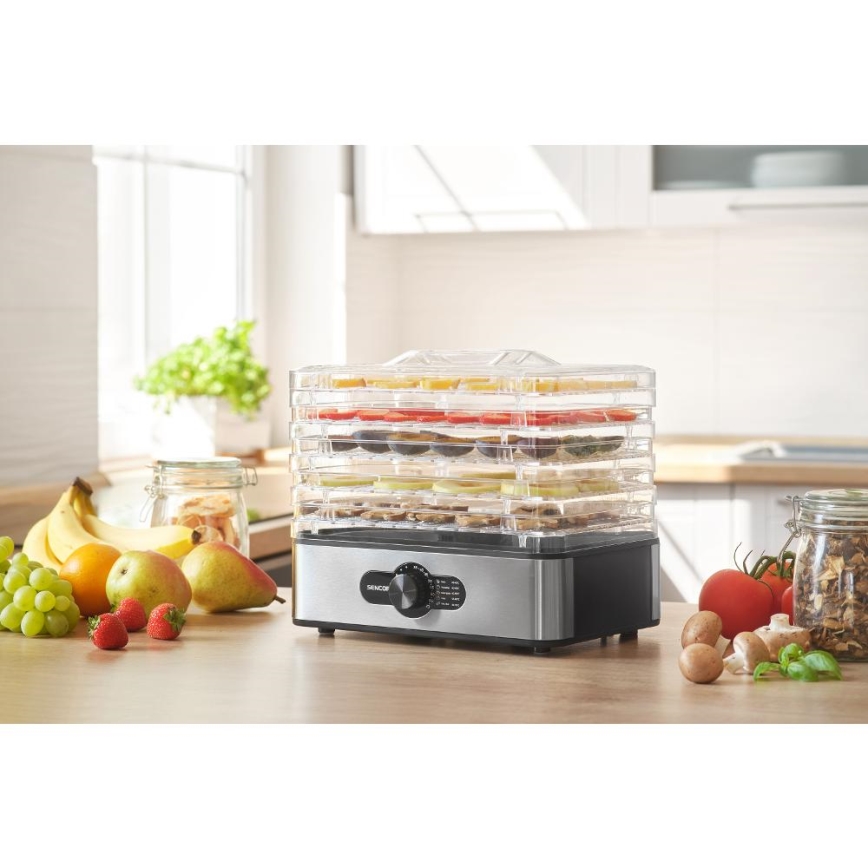 Sencor - Pārtikas dehidrators ar termoregulāciju 700W/230V