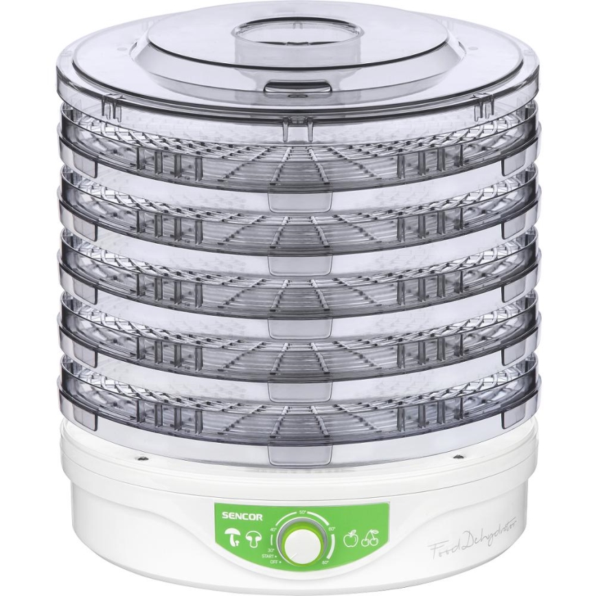Sencor - Pārtikas žāvētājs ar termoregulāciju 250W/230V