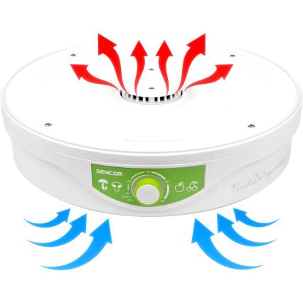 Sencor - Pārtikas žāvētājs ar termoregulāciju 250W/230V