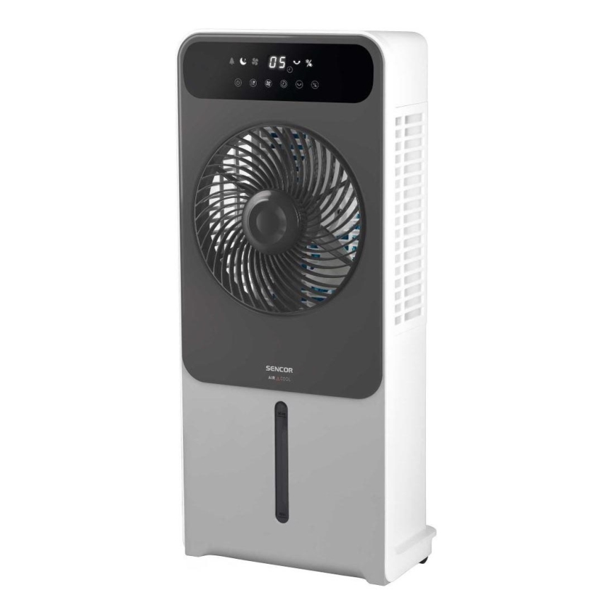 Sencor - Pārvietojamais gaisa dzesētājs 28W/230V pelēka + tālvadības pults