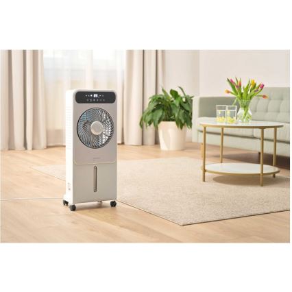 Sencor - Pārvietojamais gaisa dzesētājs 28W/230V pelēka + tālvadības pults