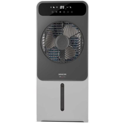 Sencor - Pārvietojamais gaisa dzesētājs 28W/230V pelēka + tālvadības pults