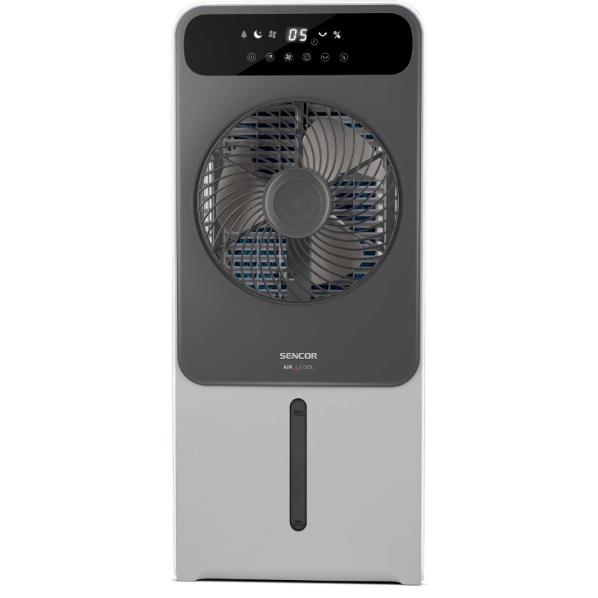 Sencor - Pārvietojamais gaisa dzesētājs 28W/230V pelēka + tālvadības pults