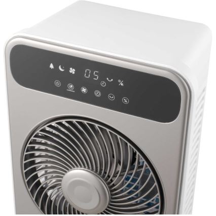 Sencor - Pārvietojamais gaisa dzesētājs 28W/230V pelēka + tālvadības pults