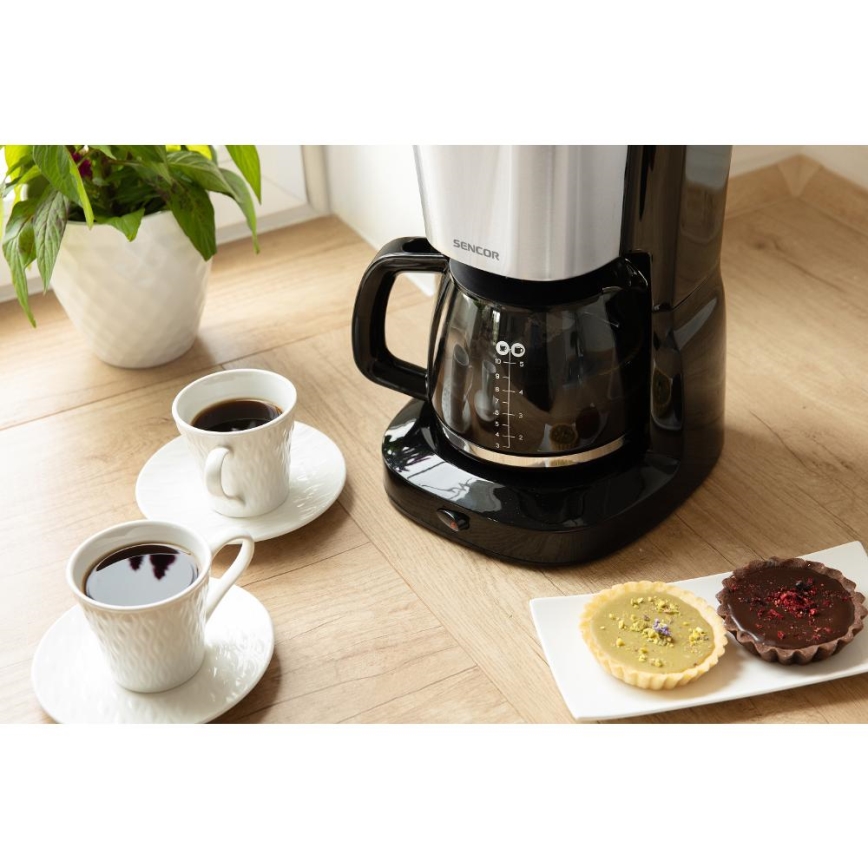 Sencor - Pilienveida kafijas automāts 1,25 l 1000W/230V