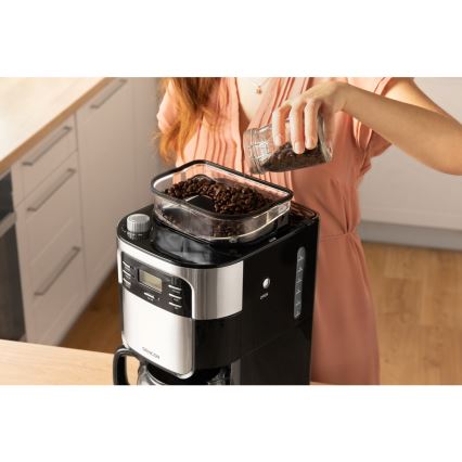 Sencor - Pilienveida kafijas automāts 1,5 l ar LCD ekrānu 900W/230V