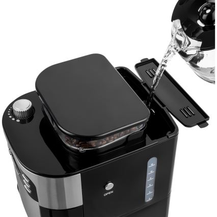 Sencor - Pilienveida kafijas automāts 1,5 l ar LCD ekrānu 900W/230V