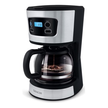 Sencor - Pilienveida kafijas automāts ar LCD ekrānu 700W/230V