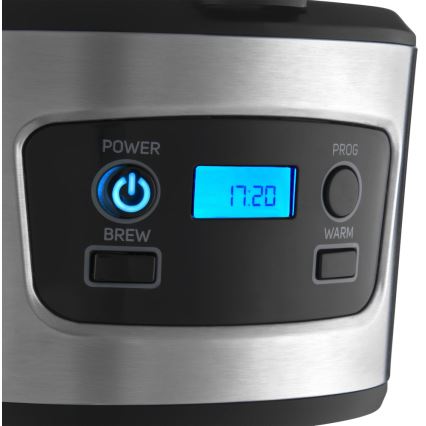 Sencor - Pilienveida kafijas automāts ar LCD ekrānu 700W/230V