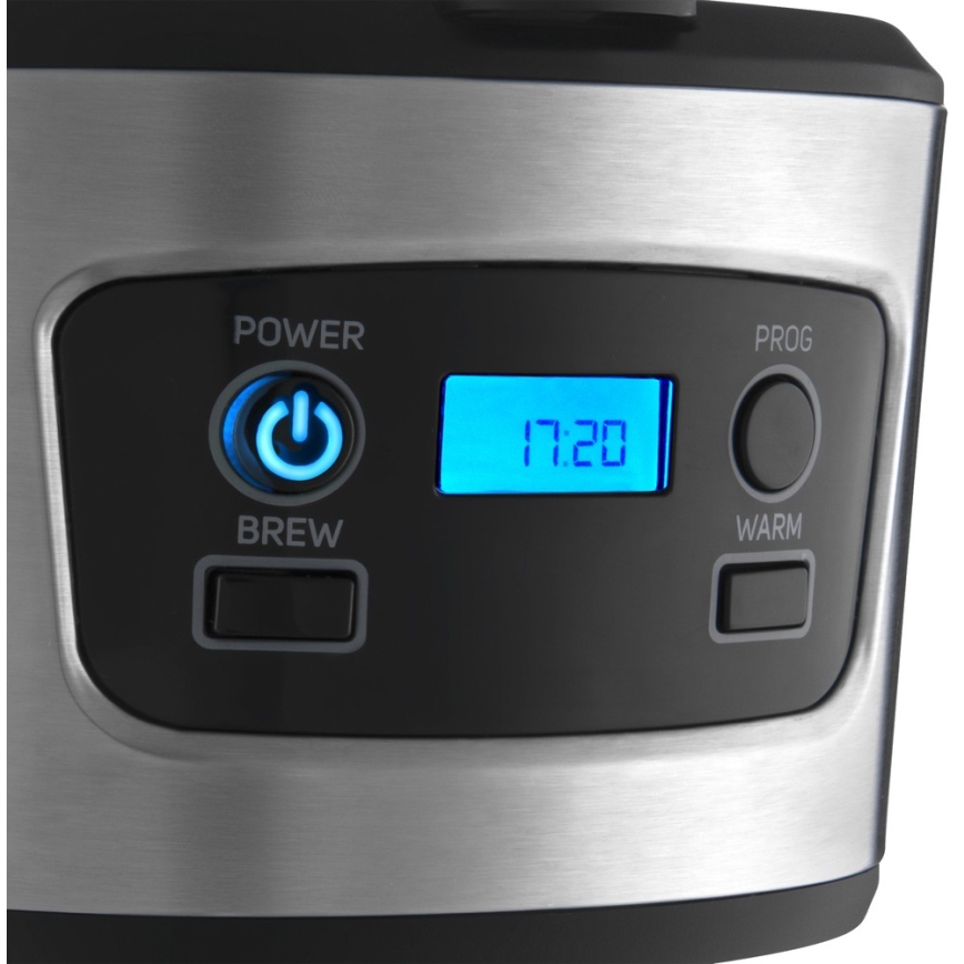 Sencor - Pilienveida kafijas automāts ar LCD ekrānu 700W/230V