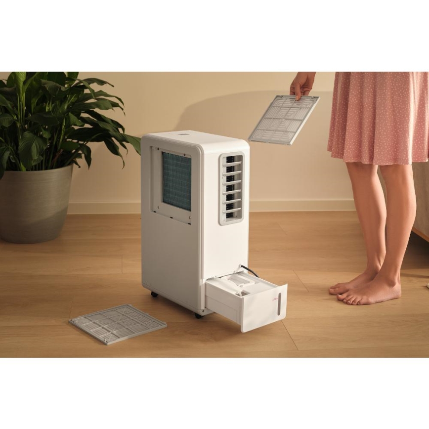 Sencor - Portatīvais 4 vienā gaisa kondicionieris 200W/230V 1800 BTU balts + tālvadības pults