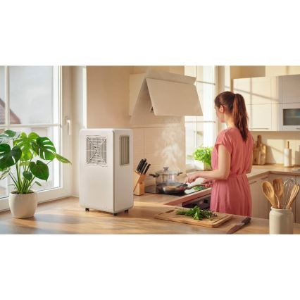 Sencor - Portatīvais 4 vienā gaisa kondicionieris 200W/230V 1800 BTU balts + tālvadības pults
