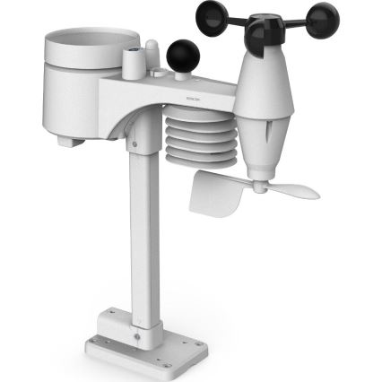 Sencor - Profesionāla meteostacija ar krāsainu LCD displeju un modinātāju 5V/1xCR2032 + 3xAA
