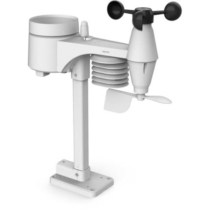 Sencor - Profesionāla meteostacija ar krāsainu LCD ekrānu un modinātāju 5V/3xAAA + 3xAA