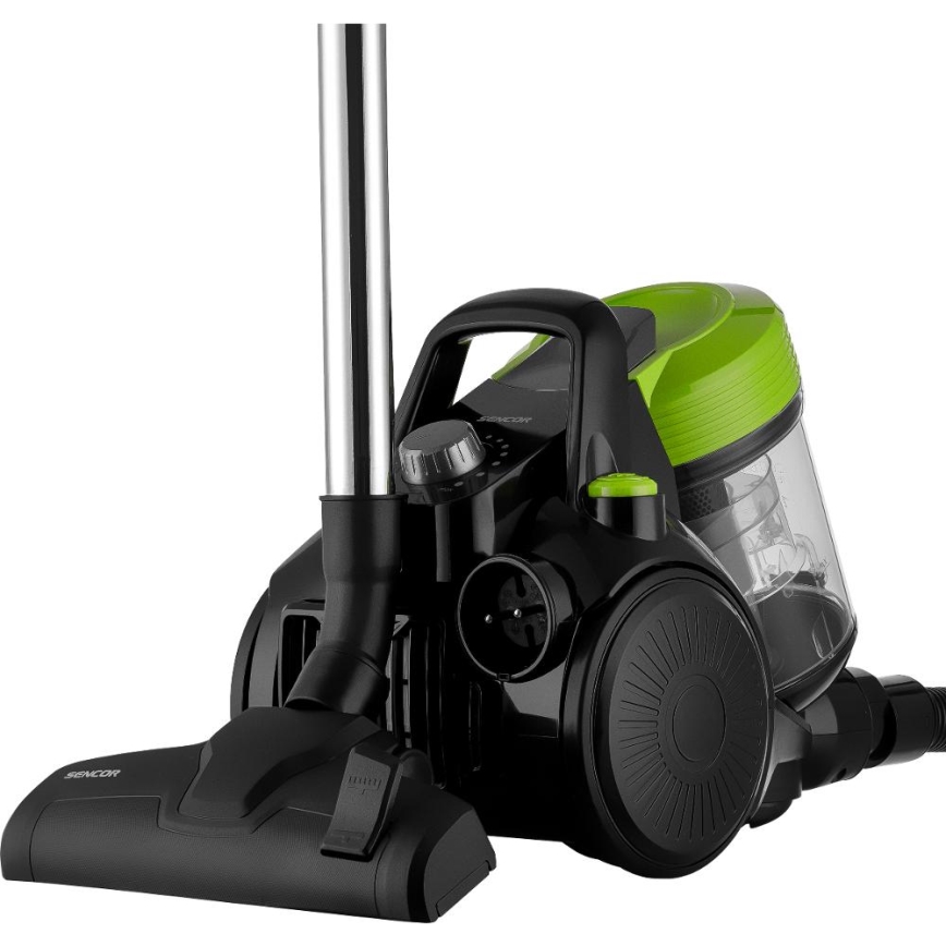 Sencor - putekļsūcējs bez maisa 2 l 700W/230V melns/zaļš
