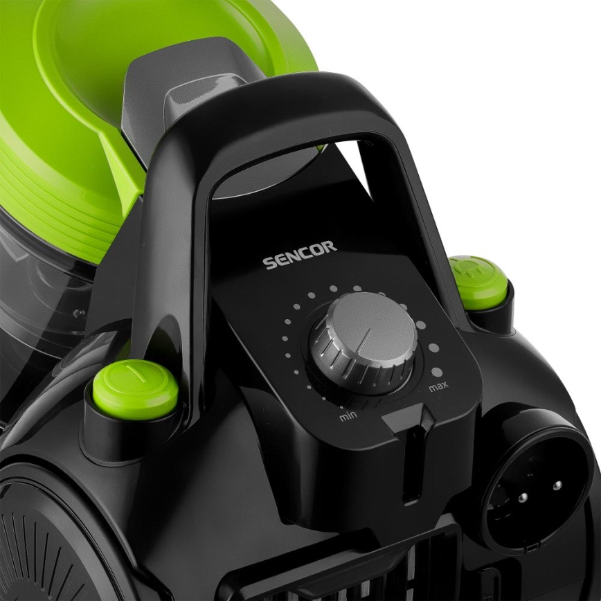 Sencor - putekļsūcējs bez maisa 2 l 700W/230V melns/zaļš