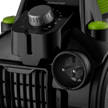 Sencor - putekļsūcējs bez maisa 2 l 700W/230V melns/zaļš
