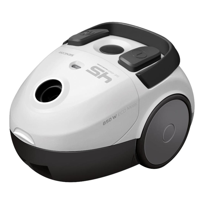 Sencor - Putekļu sūcējs ar maisu 1,5 l 850W/230V balta