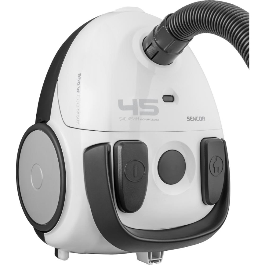Sencor - Putekļu sūcējs ar maisu 1,5 l 850W/230V balta