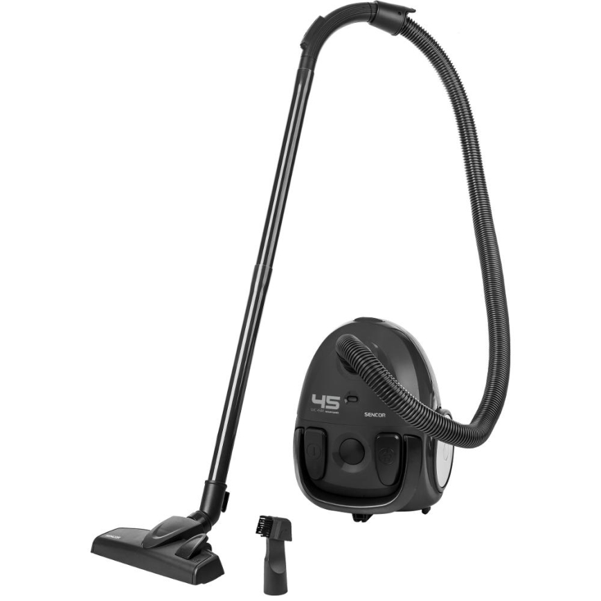 Sencor - Putekļu sūcējs ar maisu 1,5 l 850W/230V melna