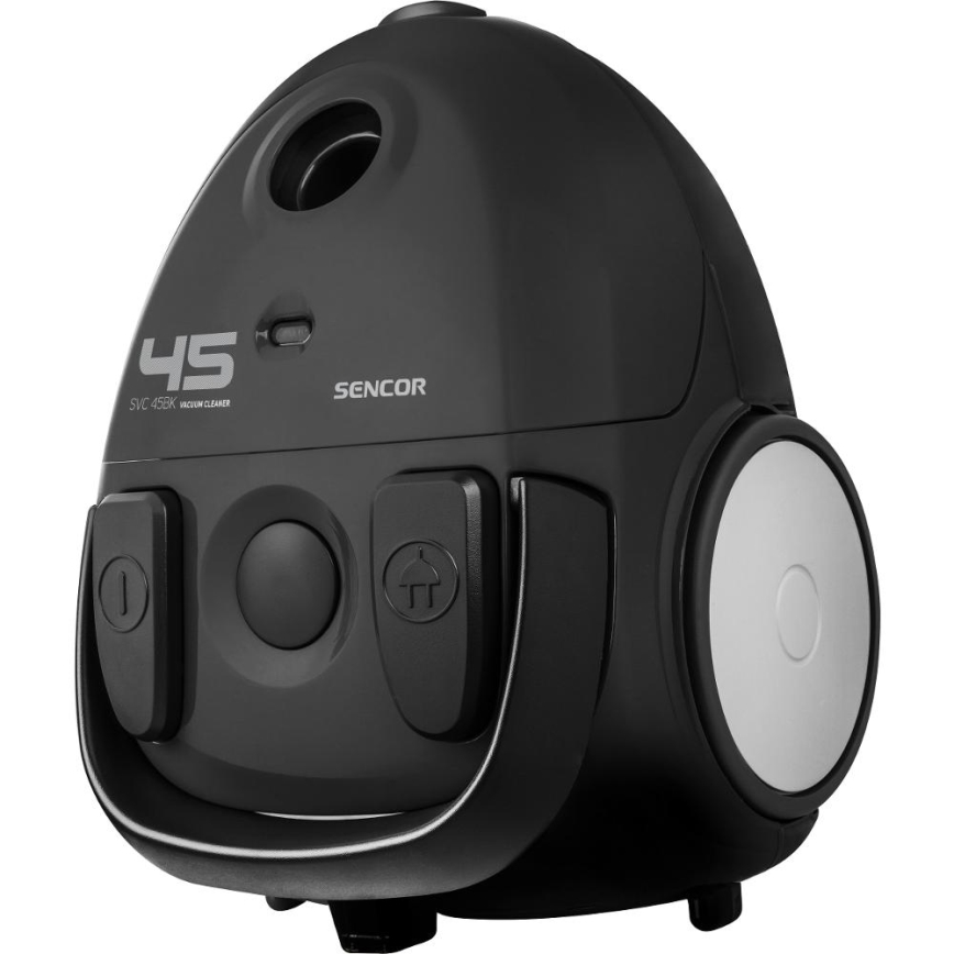 Sencor - Putekļu sūcējs ar maisu 1,5 l 850W/230V melna