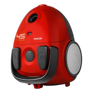 Sencor - putekļu sūcējs ar maisu 1,5 l 850W/230V sarkans/melns