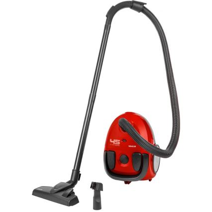 Sencor - putekļu sūcējs ar maisu 1,5 l 850W/230V sarkans/melns