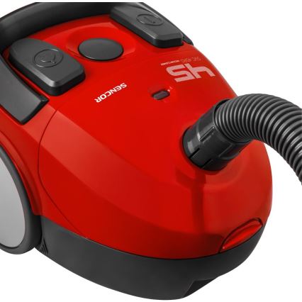 Sencor - putekļu sūcējs ar maisu 1,5 l 850W/230V sarkans/melns