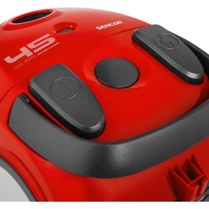 Sencor - putekļu sūcējs ar maisu 1,5 l 850W/230V sarkans/melns