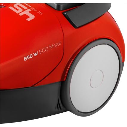 Sencor - putekļu sūcējs ar maisu 1,5 l 850W/230V sarkans/melns