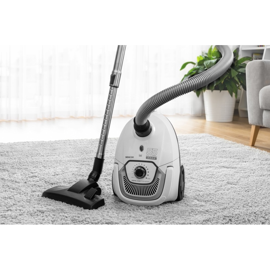 Sencor - Putekļu sūcējs ar maisu 2 l 700W/230V balts