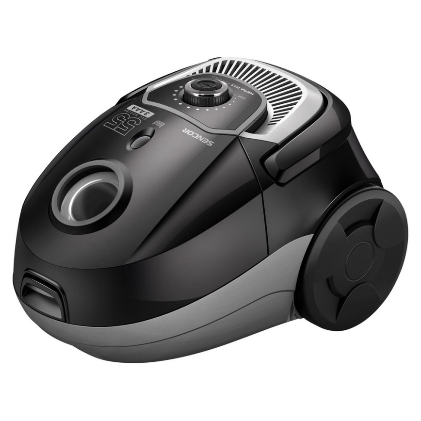 Sencor - Putekļu sūcējs ar maisu  2 l 700W/230V melns
